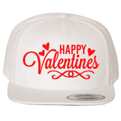 Happy Valentines Romantic Gift Wool Snapback Cap