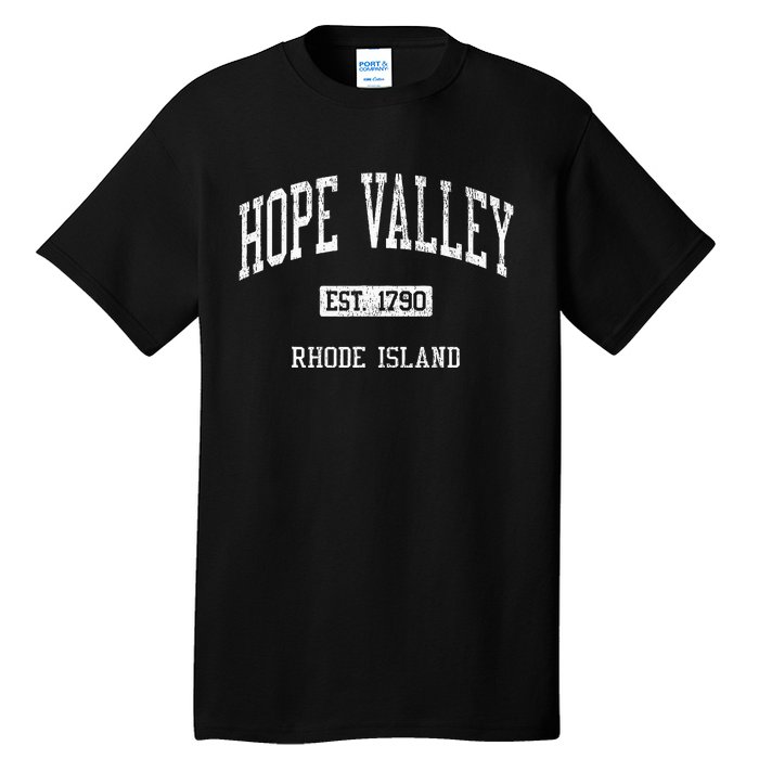 Hope Valley Rhode Island Ri Js04 Vintage Athletic Sports Tall T-Shirt