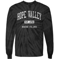 Hope Valley Rhode Island Ri Js04 Vintage Athletic Sports Tie-Dye Long Sleeve Shirt