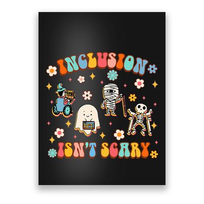 Halloween Vibes Slp Squad Sped Teacher Inclusion IsnT Scary Poster