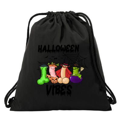 Halloween Vibes Sarcastic Adults Sex Joke Drawstring Bag