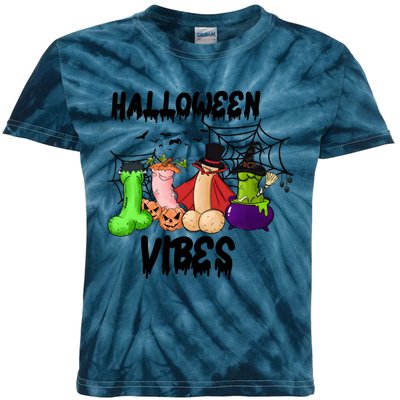 Halloween Vibes Sarcastic Adults Sex Joke Kids Tie-Dye T-Shirt