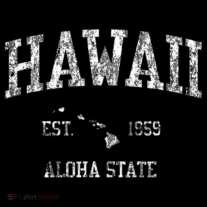 Hawaii Vintage Sports Hawaiian Islands Hi Womens T-Shirt