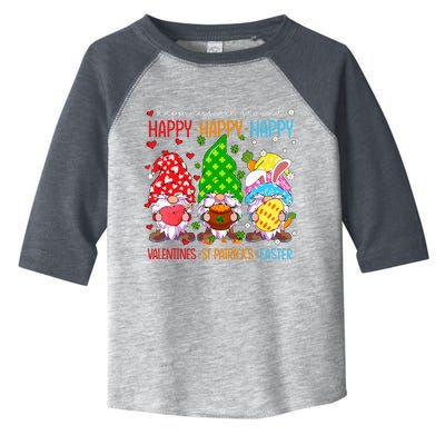 Happy Valentines St Patrick Easter Happy Holiday Gnome Funny Toddler Fine Jersey T-Shirt