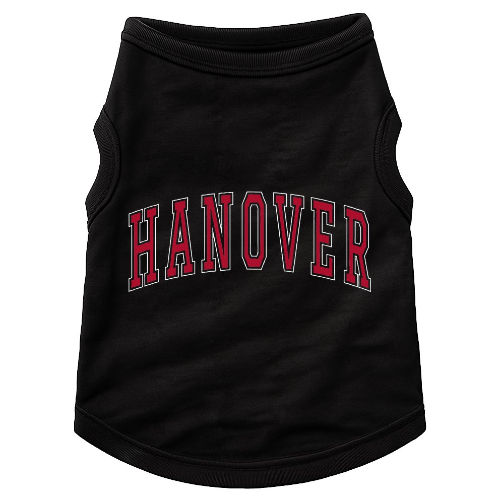 Hanover Virginia Souvenir College Style Red Text Doggie Tank