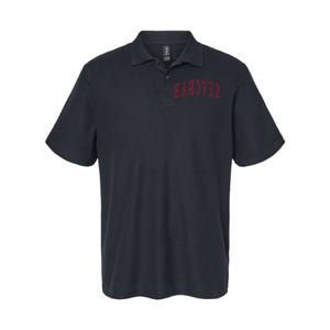 Hanover Virginia Souvenir College Style Red Text Softstyle Adult Sport Polo