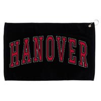 Hanover Virginia Souvenir College Style Red Text Grommeted Golf Towel