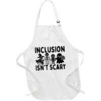 Halloween Vibes Slp Squad Sped Teacher Inclusion IsnT Scary Full-Length Apron With Pockets