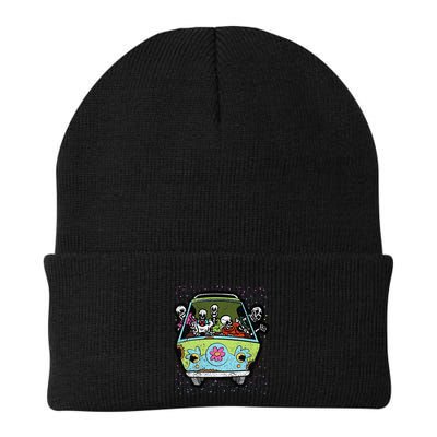Hippie Van Skeleton Halloween Costume Retro Bones Beanie