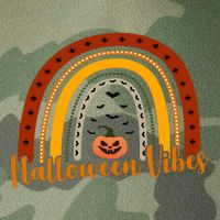 Halloween Vibes Spooky Rainbow Legacy Tie Dye Trucker Hat