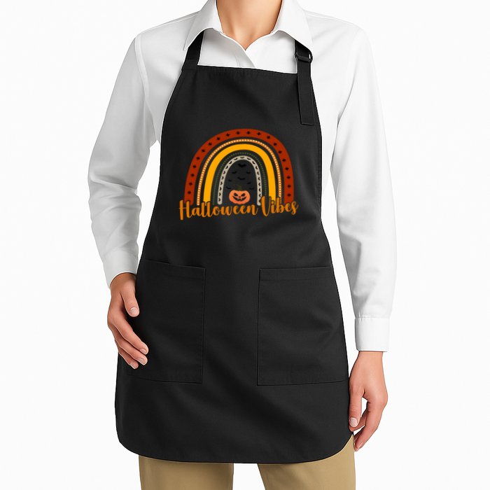 Halloween Vibes Spooky Rainbow Apron