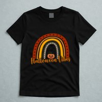 Halloween Vibes Spooky Rainbow T-Shirt