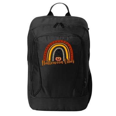 Halloween Vibes Spooky Rainbow City Backpack