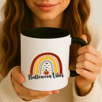 Halloween Vibes Spooky Rainbow Mug