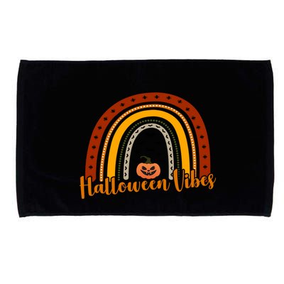 Halloween Vibes Spooky Rainbow Microfiber Hand Towel