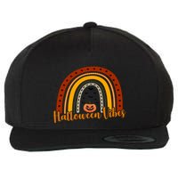 Halloween Vibes Spooky Rainbow Wool Snapback Cap