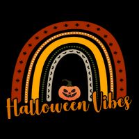 Halloween Vibes Spooky Rainbow Wool Snapback Cap