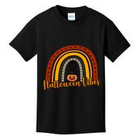 Halloween Vibes Spooky Rainbow Kids T-Shirt