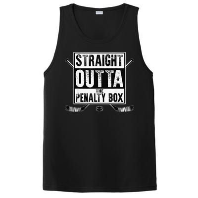 Hockey Vintage Straight Outta The Penalty Box PosiCharge Competitor Tank