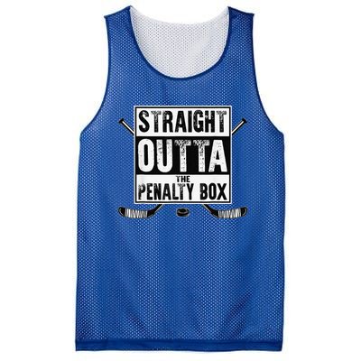 Hockey Vintage Straight Outta The Penalty Box Mesh Reversible Basketball Jersey Tank