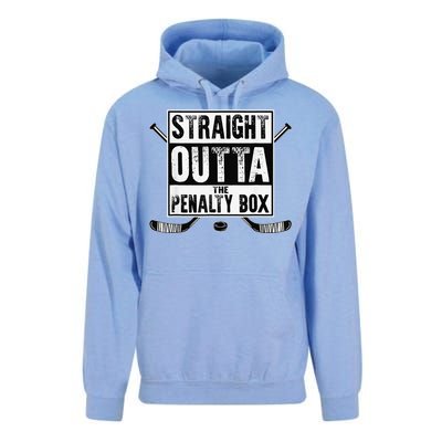 Hockey Vintage Straight Outta The Penalty Box Unisex Surf Hoodie