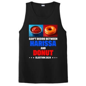 Harris Vs Trump CanT Decide Between Harissa And Donut Funny PosiCharge Competitor Tank