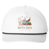 Hoppy Vibes & That CNA Life Easter Day Bunny Snapback Five-Panel Rope Hat