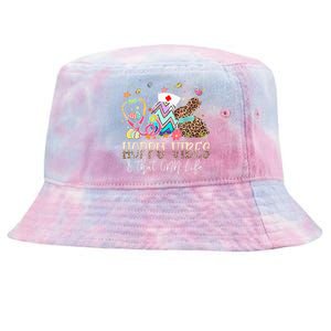 Hoppy Vibes & That CNA Life Easter Day Bunny Tie-Dyed Bucket Hat