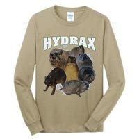 Hyrax Vintage Ugly Funny Meme Retro Animal Tall Long Sleeve T-Shirt