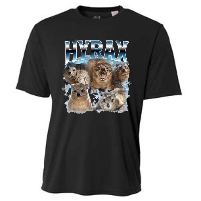 Hyrax Vintage Ugly Funny Meme Retro Animal Cooling Performance Crew T-Shirt