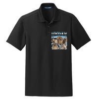 Hyrax Vintage Ugly Funny Meme Retro Animal Dry Zone Grid Polo