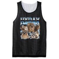 Hyrax Vintage Ugly Funny Meme Retro Animal Mesh Reversible Basketball Jersey Tank