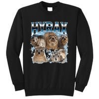 Hyrax Vintage Ugly Funny Meme Retro Animal Tall Sweatshirt