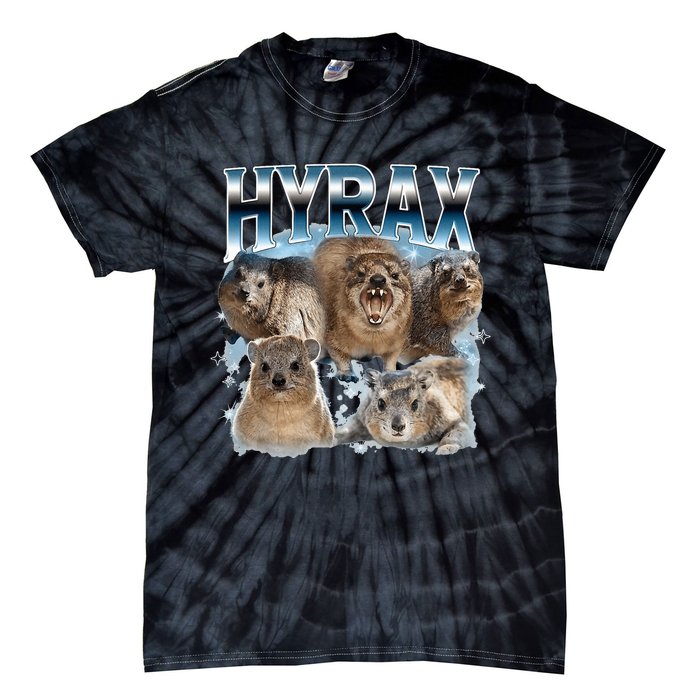 Hyrax Vintage Ugly Funny Meme Retro Animal Tie-Dye T-Shirt