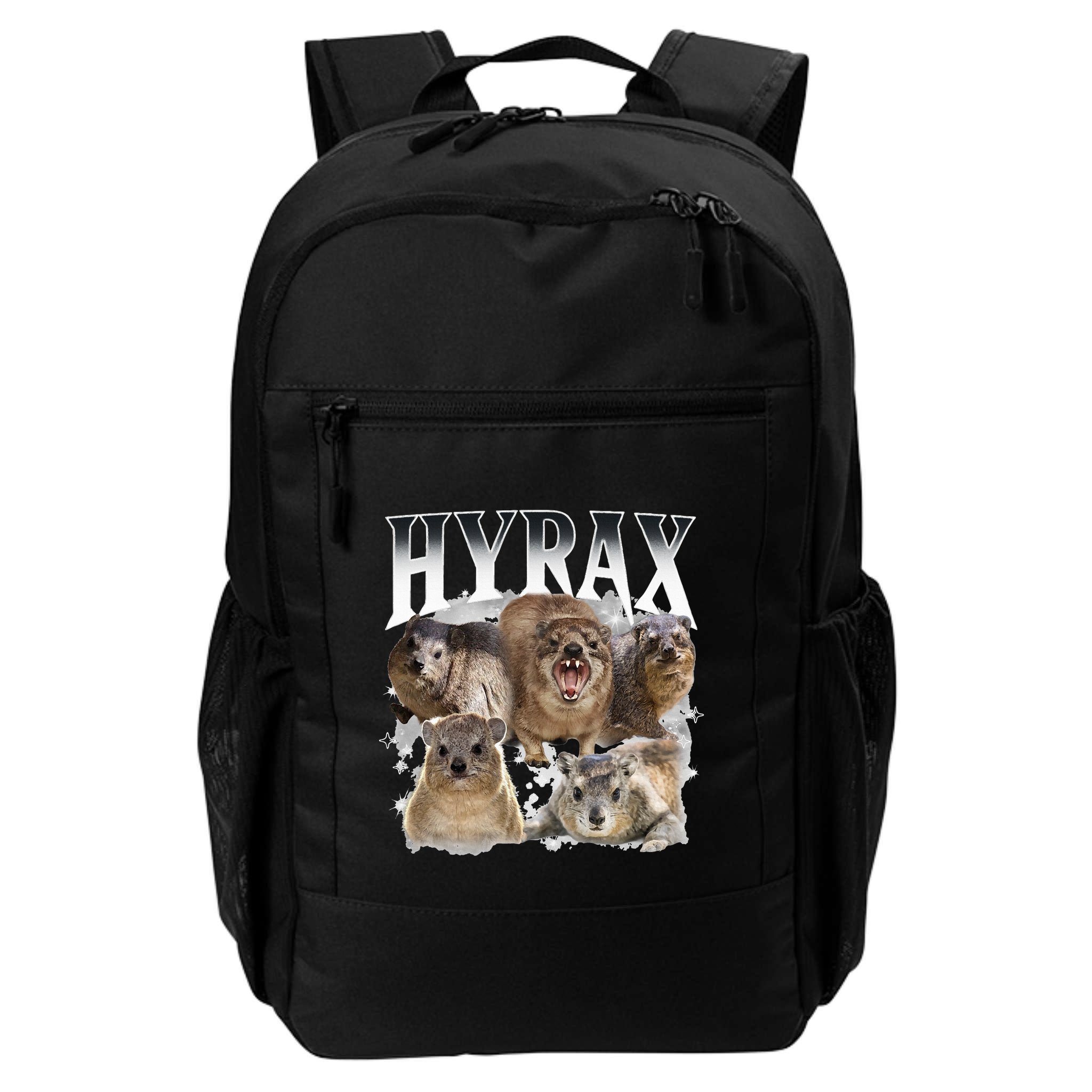 Hyrax Vintage Ugly Funny Meme Retro Animal Backpack