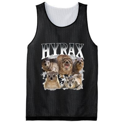 Hyrax Vintage Ugly Funny Meme Retro Animal Mesh Reversible Basketball Jersey Tank