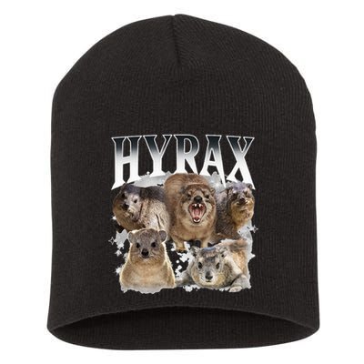 Hyrax Vintage Ugly Funny Meme Retro Animal Short Acrylic Beanie
