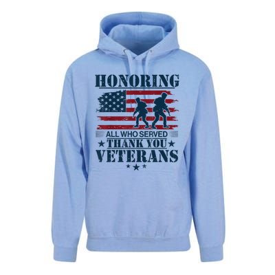 Honoring Veterans Us Unisex Surf Hoodie