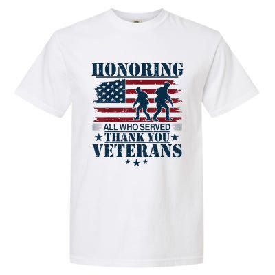 Honoring Veterans Us Garment-Dyed Heavyweight T-Shirt