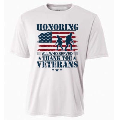 Honoring Veterans Us Cooling Performance Crew T-Shirt