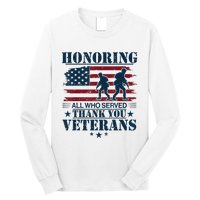 Honoring Veterans Us Long Sleeve Shirt