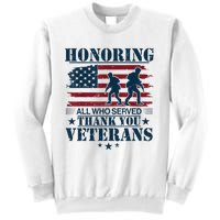 Honoring Veterans Us Sweatshirt