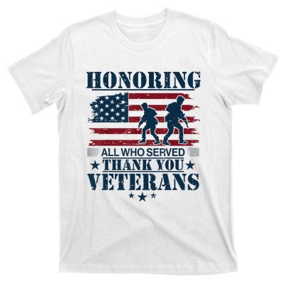 Honoring Veterans Us T-Shirt