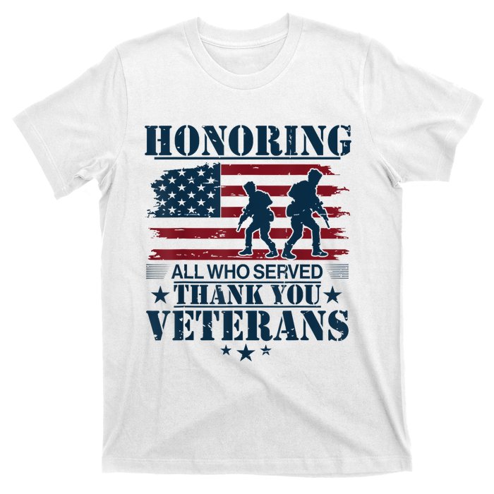 Honoring Veterans Us T-Shirt