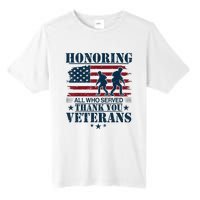 Honoring Veterans Us Tall Fusion ChromaSoft Performance T-Shirt