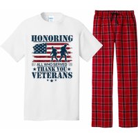 Honoring Veterans Us Pajama Set