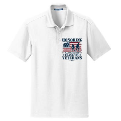 Honoring Veterans Us Dry Zone Grid Polo