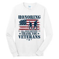 Honoring Veterans Us Tall Long Sleeve T-Shirt