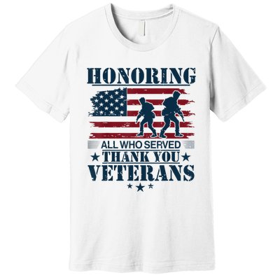 Honoring Veterans Us Premium T-Shirt