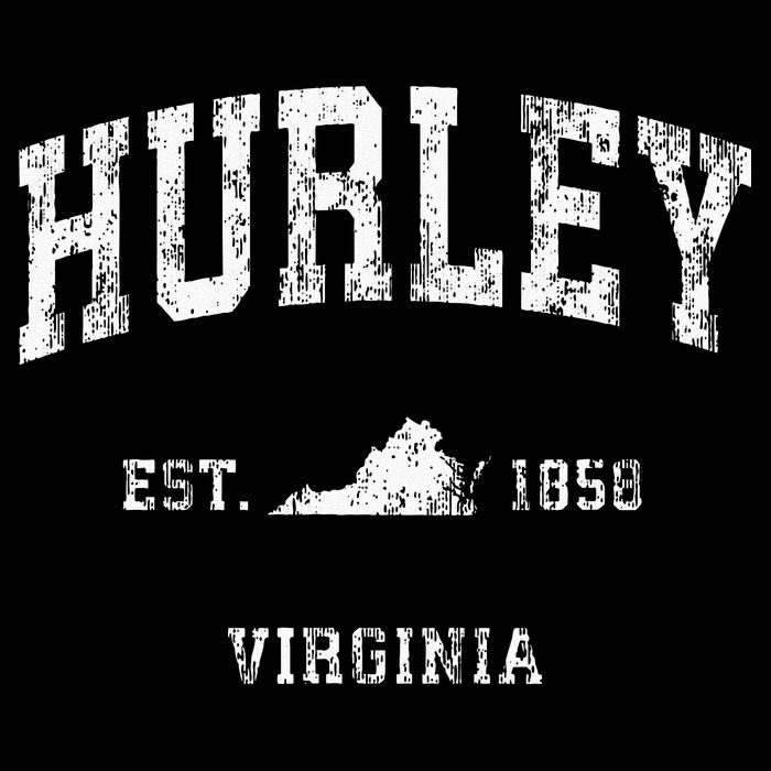 Hurley Virginia VA Vintage Athletic Sports Bucket Hat